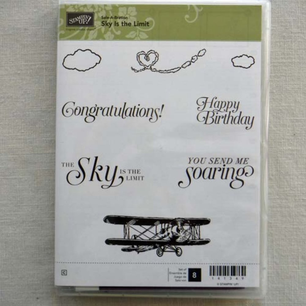 Stampin' Up! Sky is the Limit Cling Stamp Set